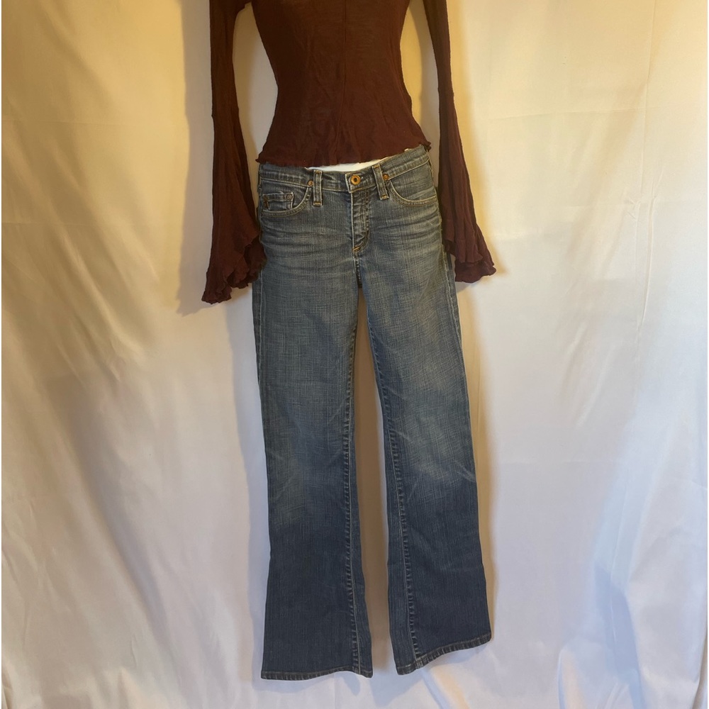 Adriano Goldschmied Angel Blue Denim Bootcut Jeans